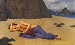 Alexandre Seon Orpheus' Lamentation oil painting image